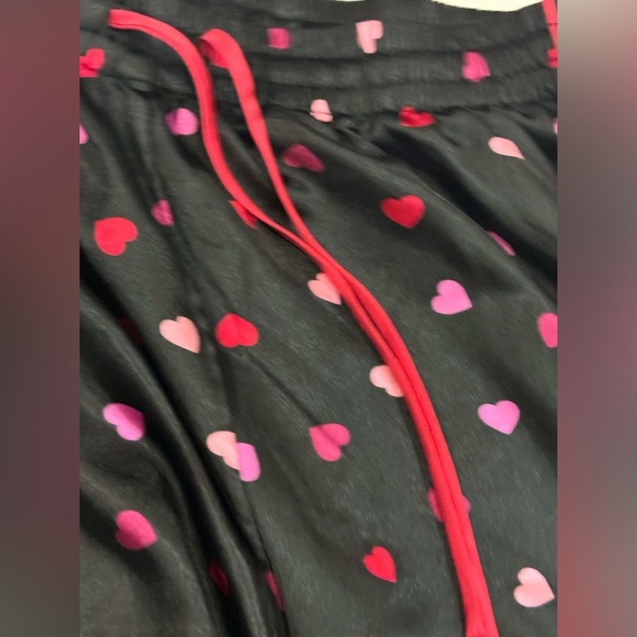 Satin Pink Hearts Victorias Secret Pijama Set - Picture 3 of 13